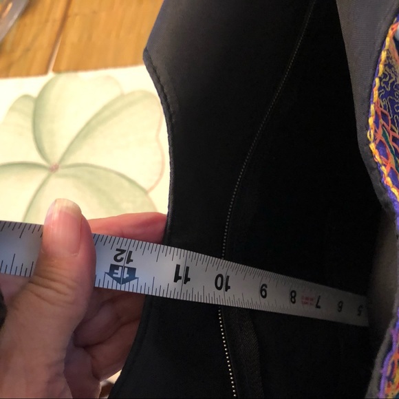 BANJARA  POM POM & TASSLED EMBROIDERED ELEPHANT & FLORAL ZIPPER PURSE / INDIA - Picture 14 of 14